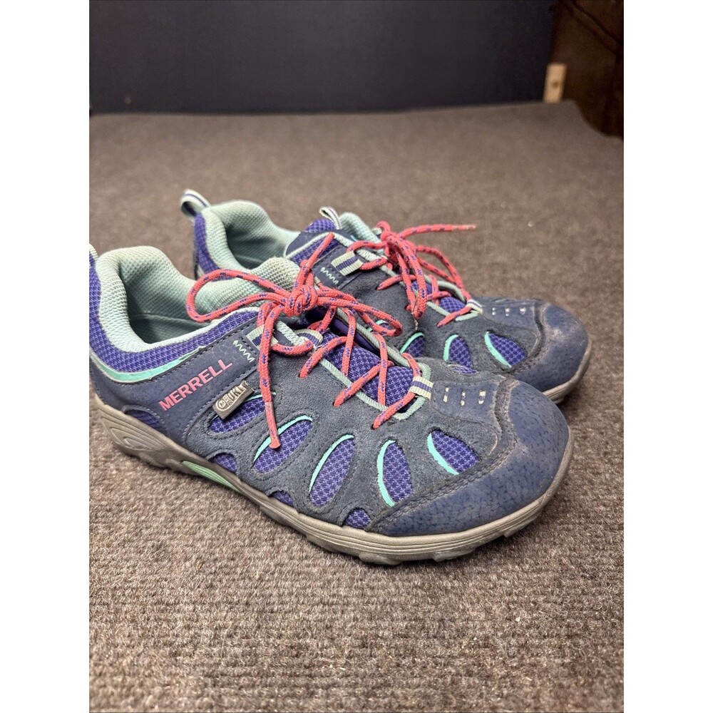 Merrell Chameleon Waterproof Hiking Shoes Girls sz 4 Outdoors Granola Girl